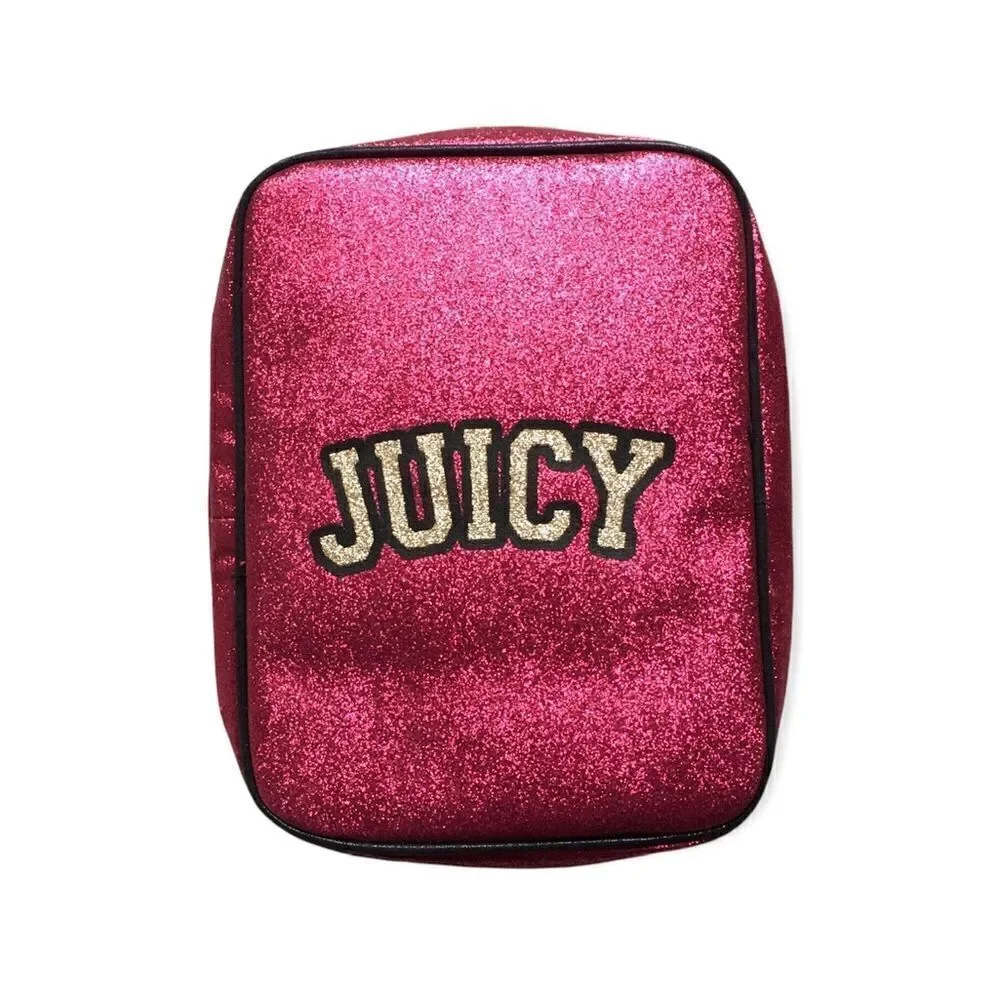 🆕Juicy Couture Logo Pink Cosmetic Case